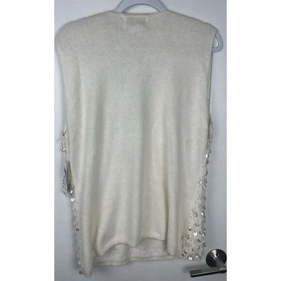 Vintage 90s NWT VIE By Victoria Royal Angora Beaded Sweater Best Women’s Size 2X - Picture 8 of 8
